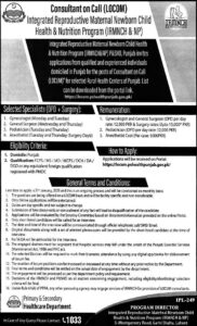 Integrated Reproductive Maternal Newborn IRMNCH & NP Jobs