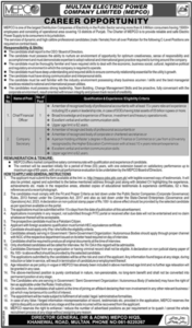 Latest Multan Electric Power Company MEPCO Jobs 2025